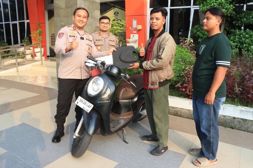 Tiga Motor Korban Begal dan Curanmor Kembali ke Pemiliknya