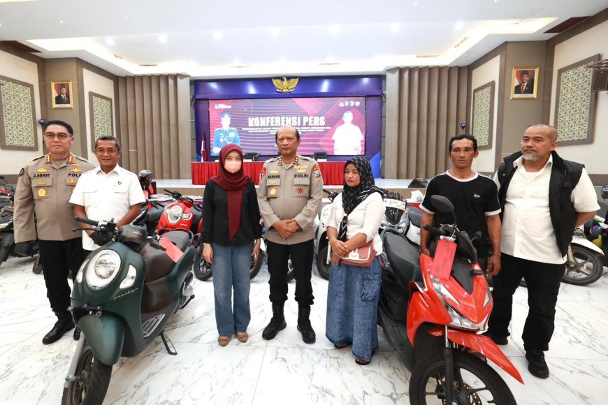 Kendaraan Korban Begal Berhasil Dikembalikan kepada Pemiliknya