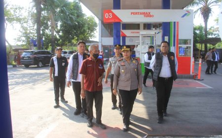 Kapolres Probolinggo Cek SPBU, Pastikan Pelayanan Tertib dan Stok BBM Tersedia